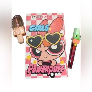 Brand New Powerpuff Girls Favor Beauty Blossom Girl Eyeshadow Palette Pinks